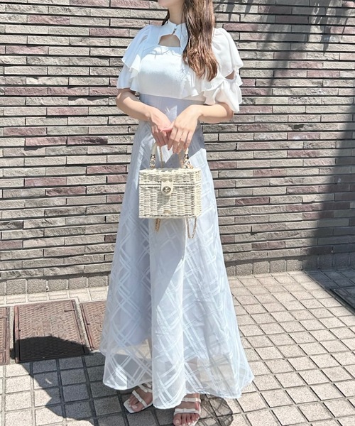 「NOMAE」 ドッキングワンピース FREE グレー レディース_画像3