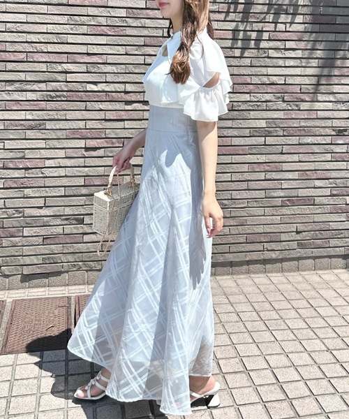 「NOMAE」 ドッキングワンピース FREE グレー レディース_画像5