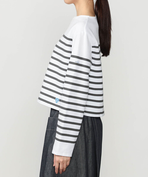 ORCIVAL | ラッセル ボートネッククロップドTシャツ ORCIVAL（オーシバル）の「ORCIVAL | ラッセル ボートネッククロップド