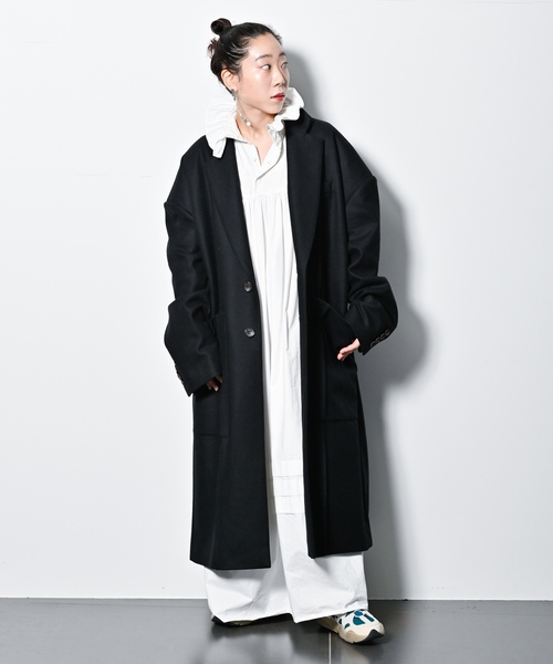 「CITYSHOP」 長袖ワンピース 36 ブラック レディースの画像