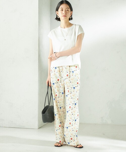 LIBERTY.（リバティ） パンツ 「手洗い可能」LIBERTY プリント パンツ