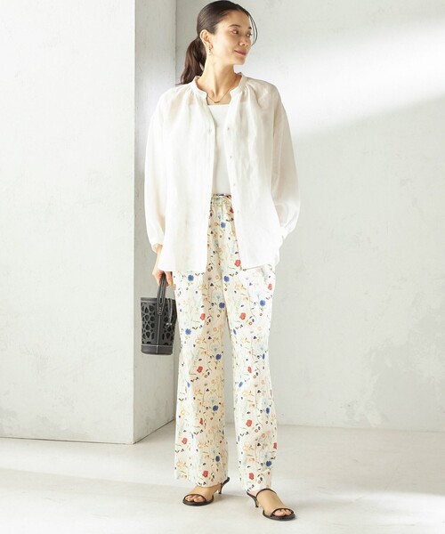 LIBERTY.（リバティ） パンツ 「手洗い可能」LIBERTY プリント パンツ
