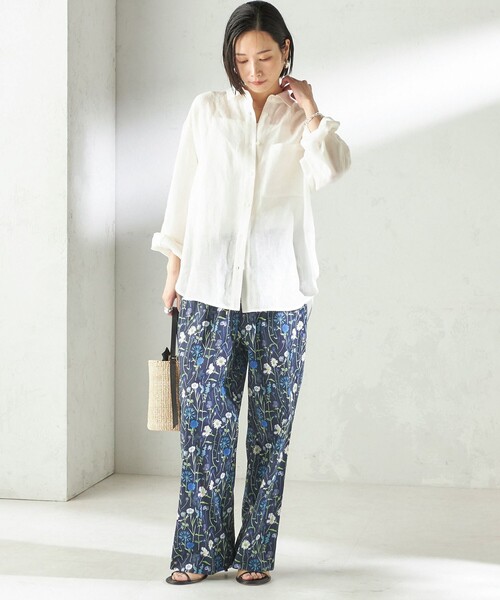 vc2728 リバティプリントパンツ LIBERTY.（リバティ） パンツ 「手洗い可能」LIBERTY プリント パンツ