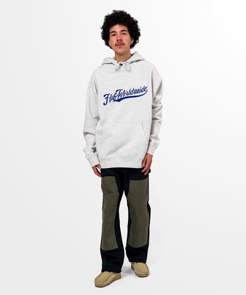 「HUF」 プルオーバーパーカー MEDIUM アッシュグレー メンズの画像