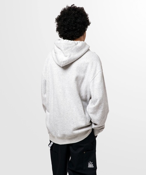 「HUF」 プルオーバーパーカー MEDIUM アッシュグレー メンズの画像