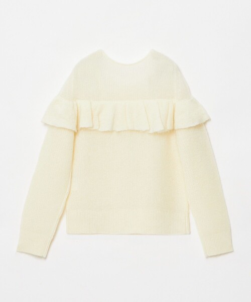 「LOULOU WILLOUGHBY」 長袖ニット 2 ラベンダー レディース_画像3