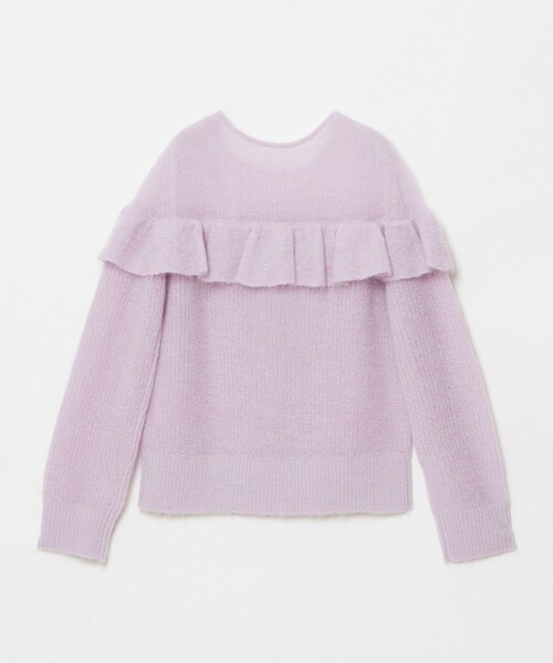 「LOULOU WILLOUGHBY」 長袖ニット 2 ラベンダー レディース_画像9