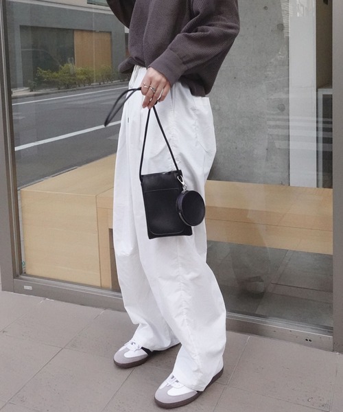 「CORNERS」 スラックス L チャコールグレー レディース_画像5