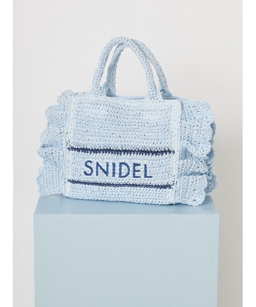 SNIDEL（スナイデル） ショルダーバッグ バッグ ブレーズフリルロゴ