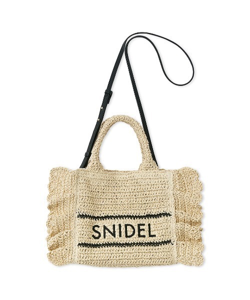 SNIDEL（スナイデル） ショルダーバッグ バッグ ブレーズフリルロゴ