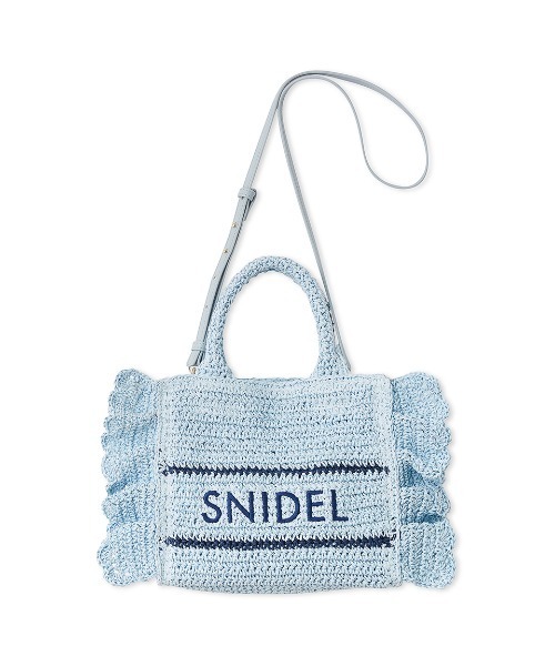 SNIDEL（スナイデル） ショルダーバッグ バッグ ブレーズフリルロゴ