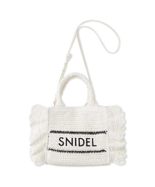 SNIDEL（スナイデル） ショルダーバッグ バッグ ブレーズフリルロゴ