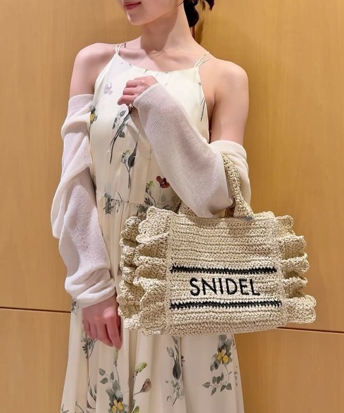 SNIDEL（スナイデル） ショルダーバッグ バッグ ブレーズフリルロゴ