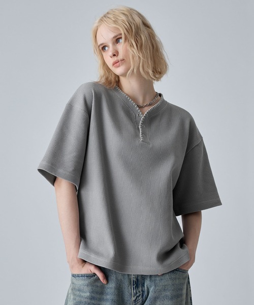 VELNUS ヘンリーネック tシャツ メンズ レディース : ZOZOTOWN Yahoo