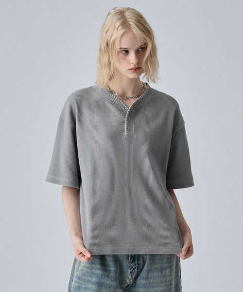 VELNUS ヘンリーネック tシャツ 「VELNUS」Quick-Dry ＆ Anti
