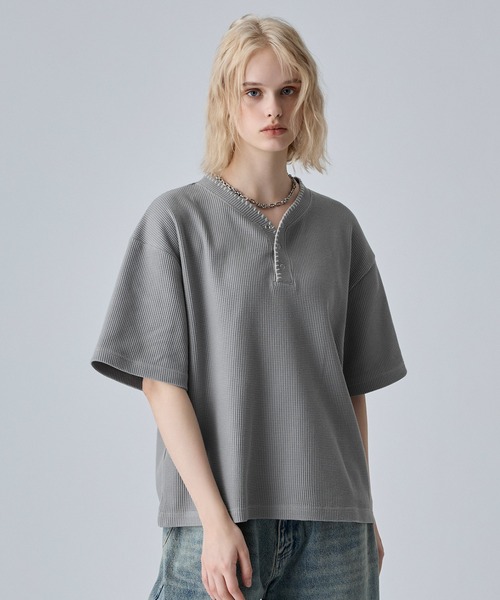 VELNUS ヘンリーネック tシャツ 「VELNUS」Quick-Dry ＆ Anti