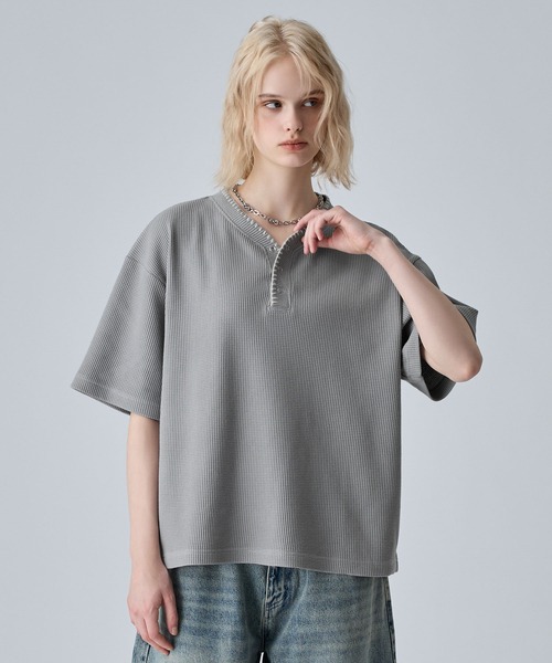 VELNUS ヘンリーネック tシャツ メンズ レディース : ZOZOTOWN Yahoo