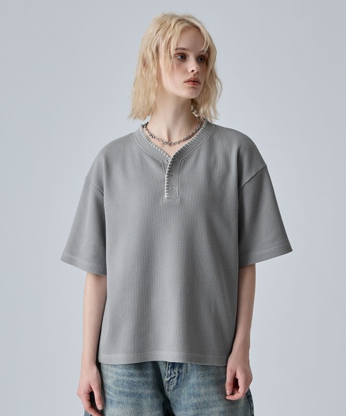 VELNUS ヘンリーネック tシャツ メンズ レディース : ZOZOTOWN Yahoo