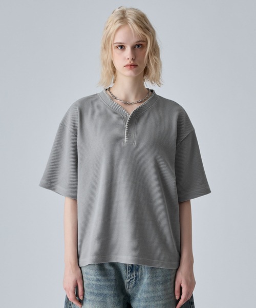 VELNUS ヘンリーネック tシャツ メンズ レディース : ZOZOTOWN Yahoo