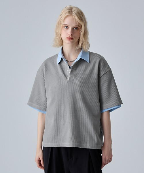 VELNUS ヘンリーネック tシャツ 「VELNUS」Quick-Dry ＆ Anti