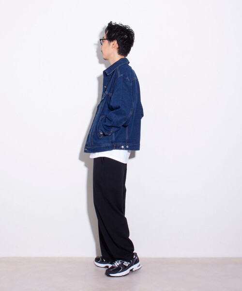 「GLOSTER」 デニムジャケット X-LARGE インディゴブルー メンズ_画像3