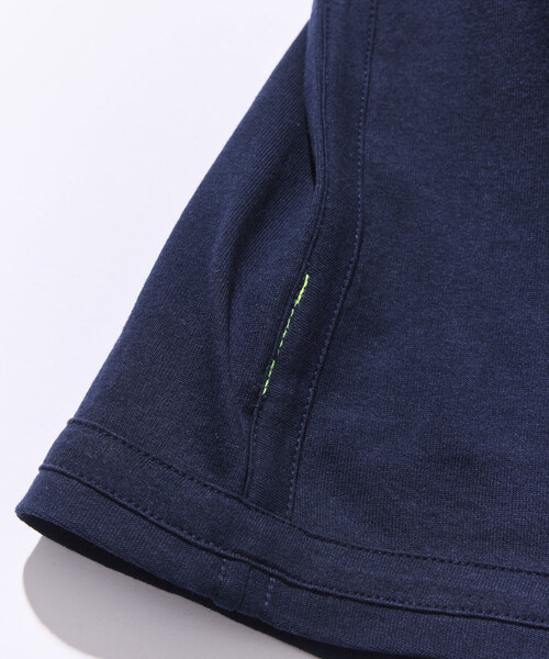 CAHLUMN ネイビー 半袖Tシャツ 2枚セット Lサイズ CAHLUMN/カウラム 2-Pack Reversible Tee /ツーパック リバーシブルT