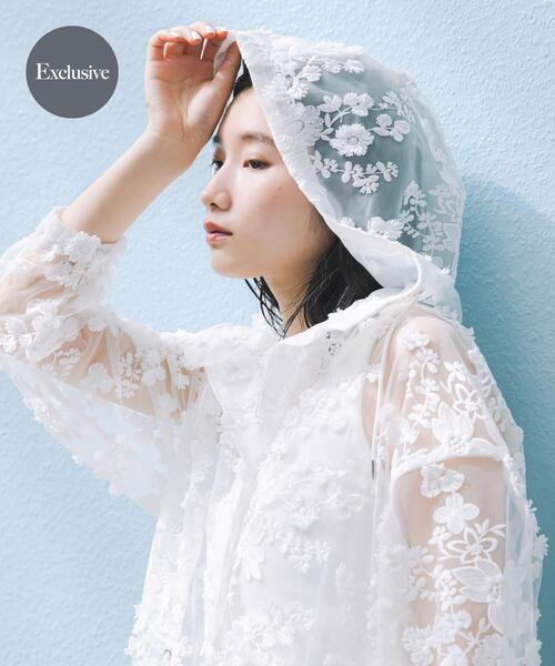 LAYAS パーカー 「別注」LAYAS×DOORS LACE JQD PARKA レディース