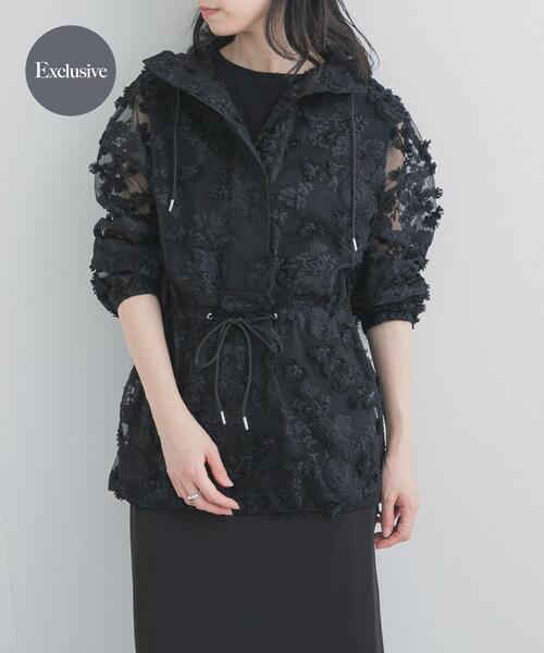 LAYAS パーカー 「別注」LAYAS×DOORS LACE JQD PARKA レディース