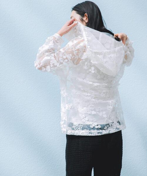 LAYAS パーカー 「別注」LAYAS×DOORS LACE JQD PARKA レディース