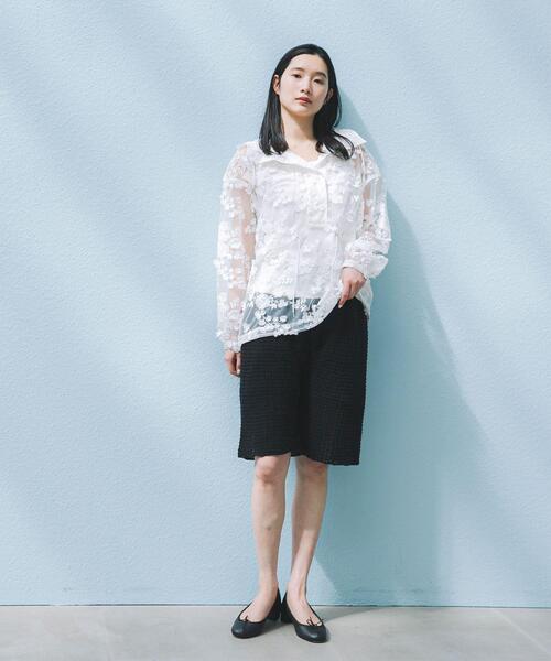 LAYAS パーカー 「別注」LAYAS×DOORS LACE JQD PARKA レディース
