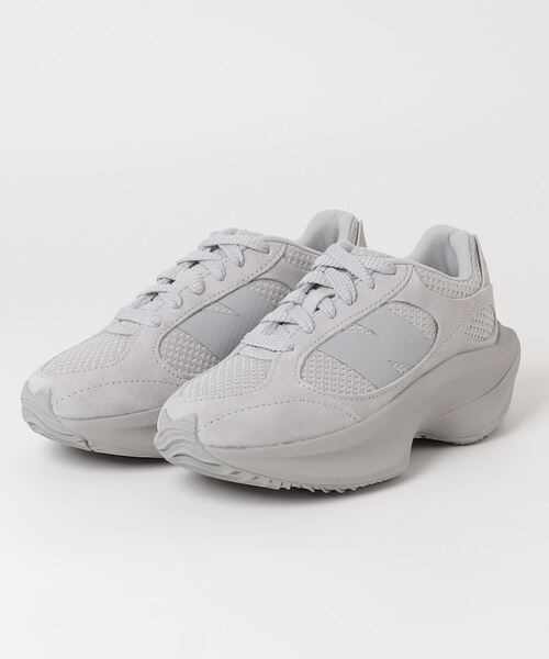 「New Balance」 ローカットスニーカー 24.0cm グレー レディースの画像
