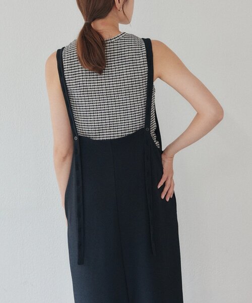 ワンピース 「再入荷」カットジョーゼットジャンスカの画像