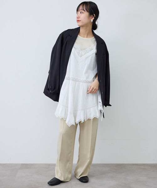 SLOBE IENA（スローブイエナ） ワンピース 「追加」リバーレースキャミ