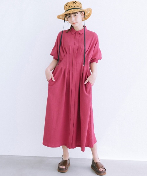 「haco!」 半袖ワンピース X-LARGE ブラック レディース_画像2