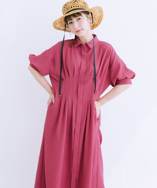 「haco!」 半袖ワンピース X-LARGE ブラック レディース_画像4