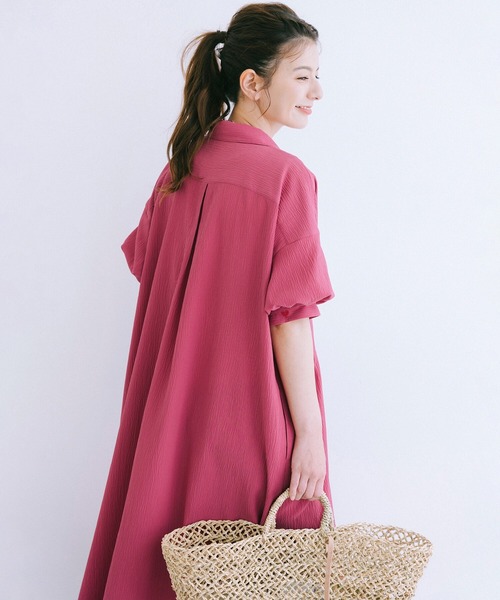 「haco!」 半袖ワンピース X-LARGE ブラック レディース_画像6