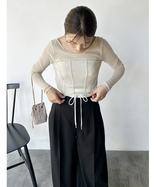 「SNIDEL」 パンツ 0 ブラック レディース_画像3