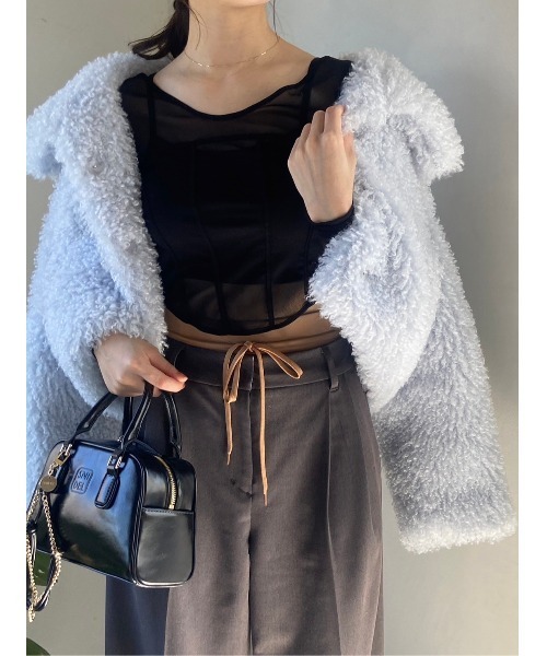 「SNIDEL」 パンツ 0 ブラック レディース_画像6