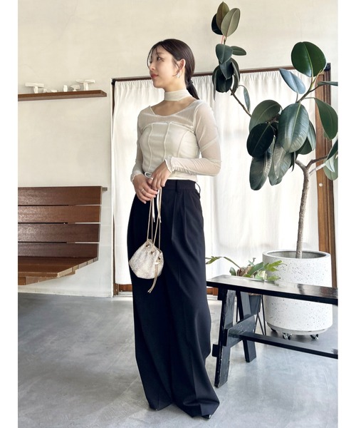 「SNIDEL」 パンツ 0 ブラック レディース_画像8