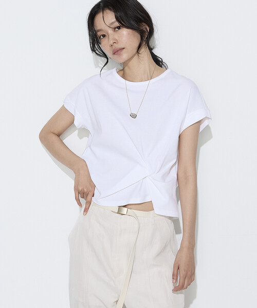 K.T KIYOKO TAKASE（K.T キヨコ タカセ） tシャツ コットン強撚ポンチ