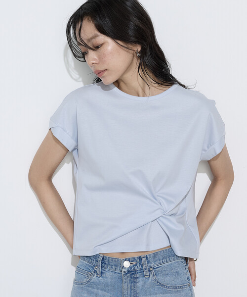 K.T KIYOKO TAKASE（K.T キヨコ タカセ） tシャツ コットン強撚ポンチ