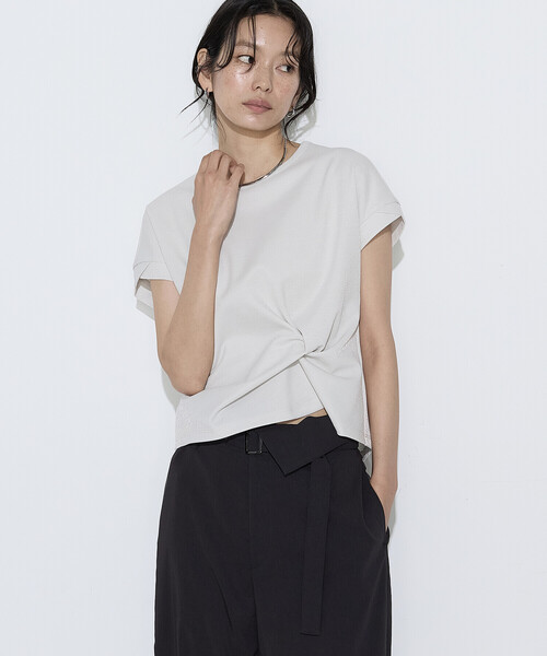K.T KIYOKO TAKASE（K.T キヨコ タカセ） tシャツ コットン強撚ポンチ