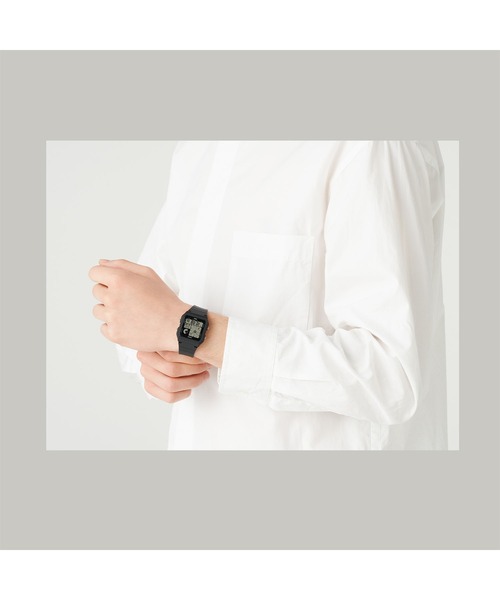 「CASIO」 デジタル腕時計 FREE ブラック メンズ_画像6