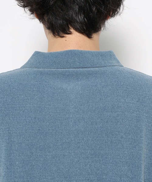 「HARE」 長袖ポロシャツ SMALL グレー メンズ_画像9