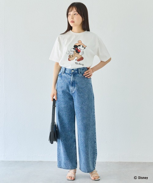 Disney（ディズニー） tシャツ 「Disney」別注 「ミッキー」ウエスタン