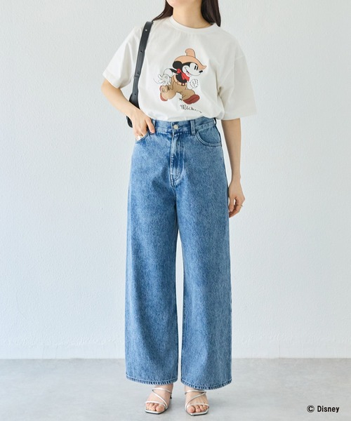 Disney（ディズニー） tシャツ 「Disney」別注 「ミッキー」ウエスタン
