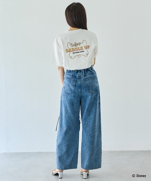 Disney（ディズニー） tシャツ 「Disney」別注 「ミッキー」ウエスタン
