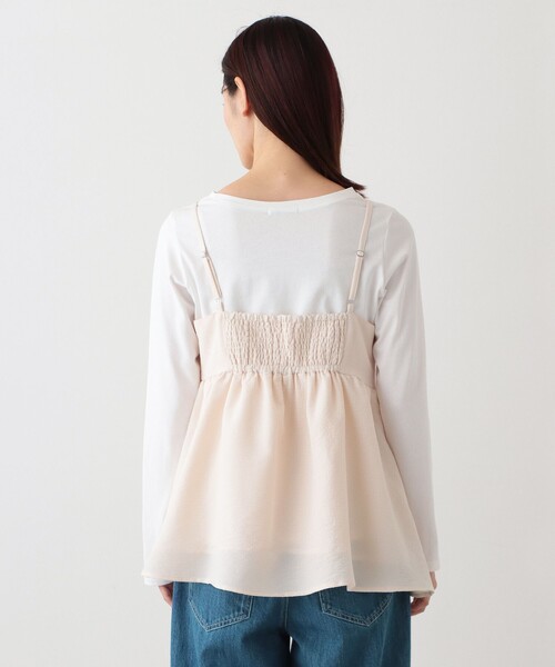 「Afternoon Tea」 長袖カットソー MEDIUM アイボリー レディース_画像6