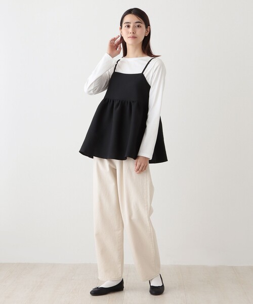 「Afternoon Tea」 長袖カットソー MEDIUM アイボリー レディース_画像7