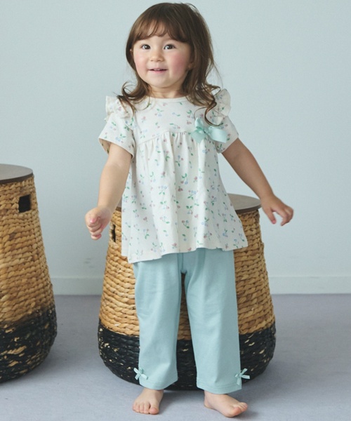 PETIT BATEAU（プチバトー） パジャマ ハートプリント長袖パジャマ